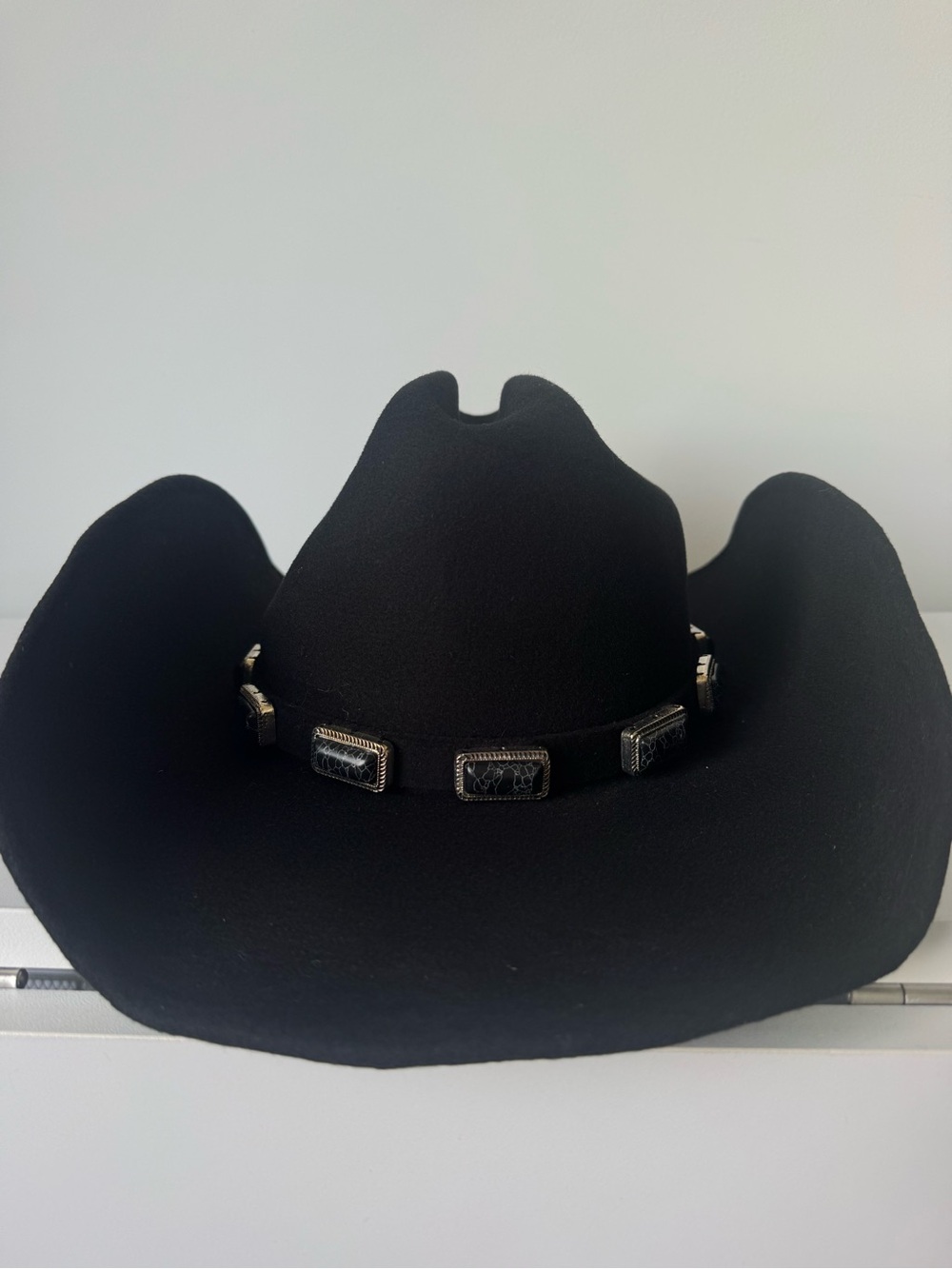 12th Tribe McGraw Black Onyx Cowboy Hat - Picture 13 of 14